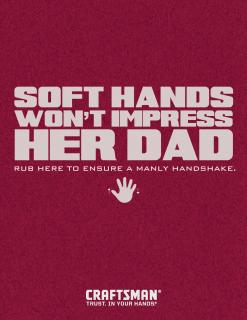 Craftsman: Sandpaper Poster- Soft Hands